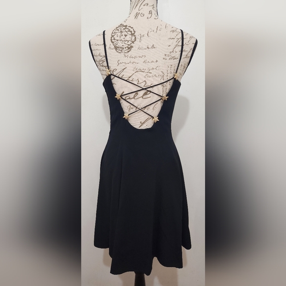 Kathryn Dresses & Skirts - Vintage Kathryn Conover Black Dress. Featuring Strappy Star Back. Size 4.